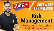Risk Identification | Reactive vs Proactive Risk Management |Types of Risks with real life examples
