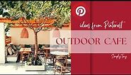 Outdoor cafe | Patio | ideas from PINTEREST | SimplyTiny