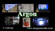 The properties of Argon