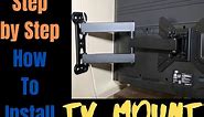 Complete Step by Step How To Mount Flat Screen TV | TCL 43" ROKU TV Mount