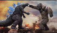 SH MonsterArts Godzilla Vs Kong 2021 Kong and Godzilla Toys Review