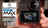 GoPro Max 360 Camera Unboxing & Demo with Test Footage