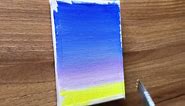 Milky way acrylic painting full tutorial 🌌