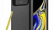 NEWDERY Battery Case for Samsung Galaxy Note 9, (5000mAh) Rechargeable Extended Charger Case Qi Wireless Charging(Raised Bezel - Air Cushion Technology) Compatible Samsung Galaxy Note 9 Black