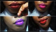 ♥ Favorite MAC Lipsticks- (Close-up Lip Swatches on Dark Skin) ♥
