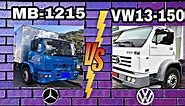 Volkswagen 13-150 vs Mercedes Benz 1215