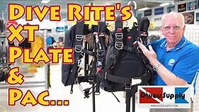 2022 Dive Rite XT Tanspac and Transplate Back Plates and Wings