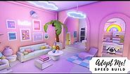 Aesthetic Preppy Pastel Bunker House Speed Build 🌼🌈 Roblox Adopt Me!
