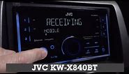 JVC KW-X840BT Display and Controls Demo | Crutchfield Video