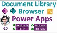 Power Apps SharePoint Document Library Tutorial