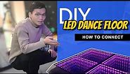 【LED Dance Floor】How to Connect LED Dance Floor? | Dance LED Floor Installation | LED DJ Floor DIY