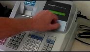 How To Turn Off The Register Receipt Sharp XEA206 / XEA206 Cash Register