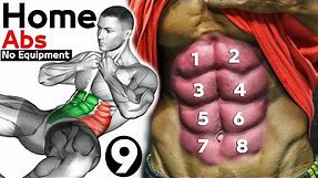 9 Abdos workout Home Excersice , Maniac Muscle