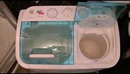 Good Ideas Compact Twin Tub Washing Machine Demonstration & Review