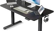 FEZIBO Electric Standing Desk, 40 x 24 Inches Height Adjustable Stand up Desk, Sit Stand Home Office Desk, Computer Desk, Black