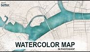 Watercolor Map Tutorial In Photoshop