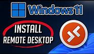 How to Download and Install Microsoft Remote Desktop app in Windows 11 / 10 PC or Laptop [2024]