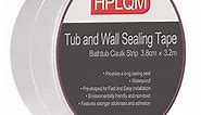 Caulk Strip, PVC Sealing Tape, Self Adhesive Caulking Roll, Waterproof Wall Sealant, 1-1/2" x 11', Flexible Peel and Stick Caulking Tape for Wall Corner, Sink, Toilet, Bathtub, Kitchen (White)
