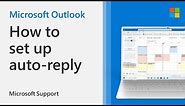 How to set up an out-of-office reply in Outlook | Microsoft
