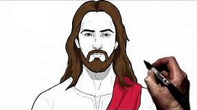 How To Draw Jesus Christ | Step By Step