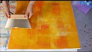 Acrylmalerei - Easy painting - Modernes, abstraktes Bild in Spachteltechnik - Demo 2018 10