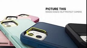 OTTERBOX COMMUTER SERIES Case for iPhone 12 Pro Max - BESPOKE WAY (BLAZER BLUE/STORMY SEAS BLUE)
