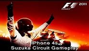 F1 2011 Game iPhone 4S - Suzuka Circuit Gameplay