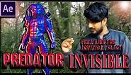 PREDATOR INVISIBLE EFFECT - AFTER EFFECTS TUTORIAL