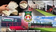 WREXHAM AFC RACECOURSE STADIUM TOUR | Kop News, Going Pitchside & Inside The Dressing Rooms