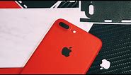 New RED iPhone 7 dBrand Skin (product red)