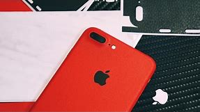 New RED iPhone 7 dBrand Skin (product red)