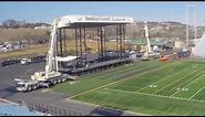 Timelapse deconstruction of the Hersheypark Stadium stage