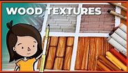 Wood Texture Rendering with markers
