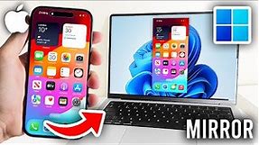 How To Screen Mirror iPhone To Laptop & PC - Full Guide