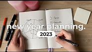 How To Set Goals for 2023 and ACHIEVE them | Plan with me for the new year | 2023 PLANNING