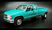 NEW 1996 Chevy Silverado 3500 Dually 1/25 Scale Model Kit Build How To Assemble Paint Decal OBS GMT