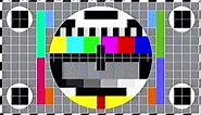 television color bars VHS bad signal green screen