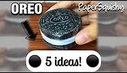 5 Ways To Make OREO Paper Squishy (3D)