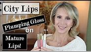 City Lips PLUMPING GLOSS & City Lips MATTE Lip Crème | OVER 50 Mature Lips