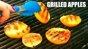 Grilled Apples Recipe with Cinnamon, Honey, and Walnuts