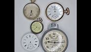 How to measure the size of a pocket watch 16s 18s Hamilton model 22 10s 12s 14s