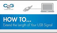 How To Extend Your USB Signal