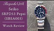 Seiko 5 Sports SRPD53K1 Watch Review - 5KX Pepsi Made In Japan Version