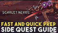 Scarlet Nexus Fast And Quick Prep Side Quest Guide (Arashi Combo Vision)