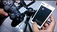 PS3 (wireless using bluetooth) with sixaxis controller on Android