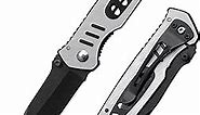 CULITECH 3.2 INCHES Blade Stainless Steel Folding Knife, Pocket Knife With Stainless Steel Handle for Outdoor…