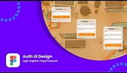 UI Design with Figma - LOGIN, REGISTER, FORGOT PASSWORD
