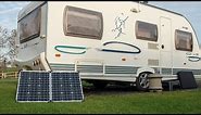 100W 12V Folding Solar Panel for Caravan or Motorhome