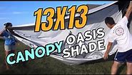 Coleman Oasis Shade Canopy 13 X 13 Feet (Review & Step by Step Set Up)