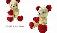Amigurumi Valentine Teddy Bear Part One